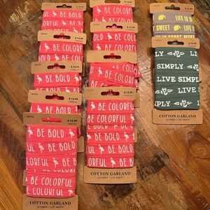 New in Original Packaging Cotton Garland